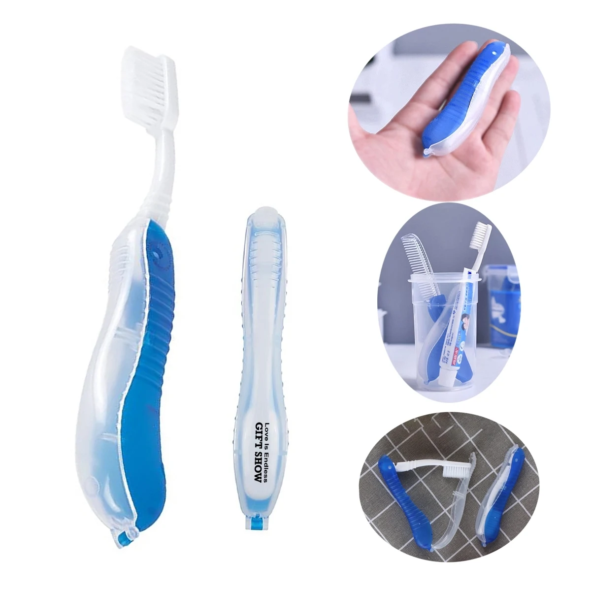 Foldable Travel Toothbrush 1