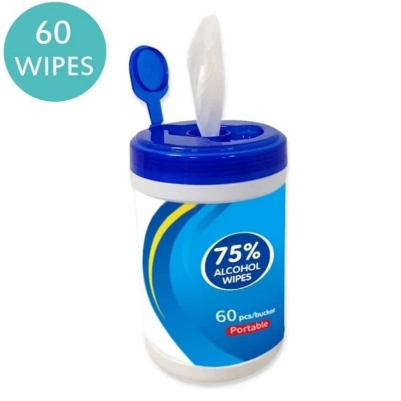Germ B Gone™ Rubbing 75% Alcohol Disinfecting Wipes - 60 Sheets 1