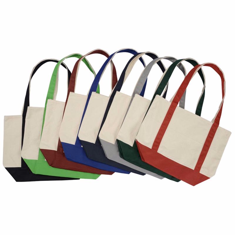 Canvas Gusseted Tote Bag