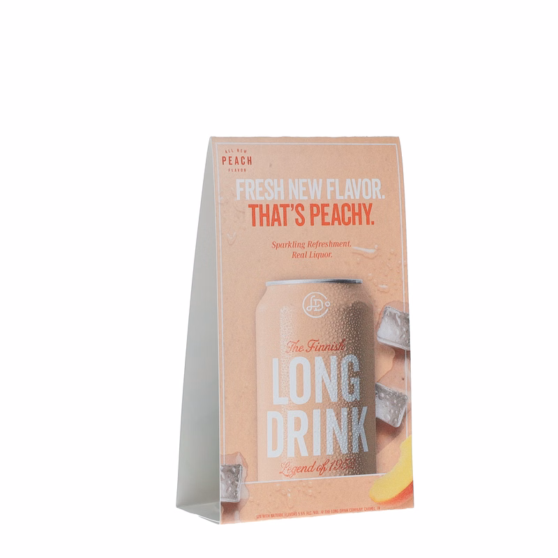Table Tent Card Stock 12 pt 2 Sided 6.500" x 3.750" x 2.000" White Digital Print