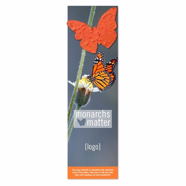 Seed Paper Shape Bookmark