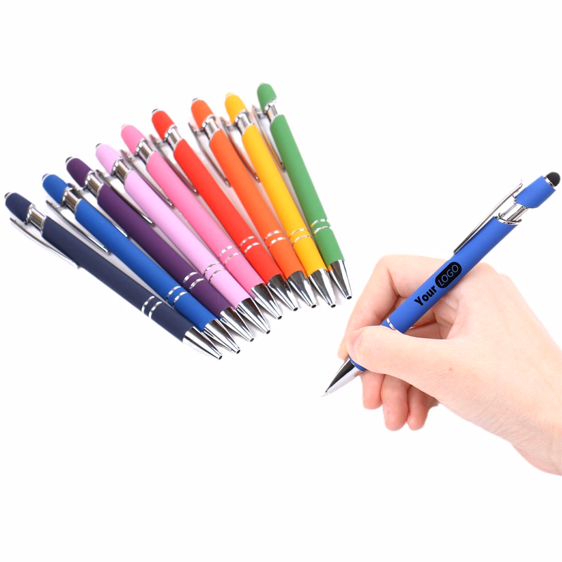 Steel Customizable Multi-Color Touchscreen Touch Pen