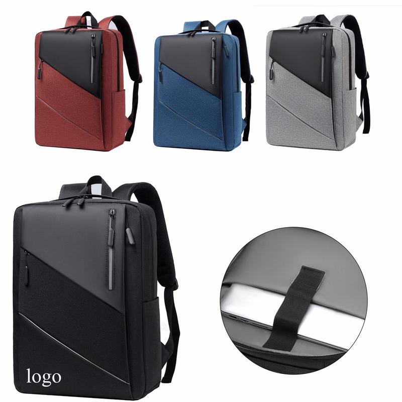 Custom Color Block Promotional Backpack