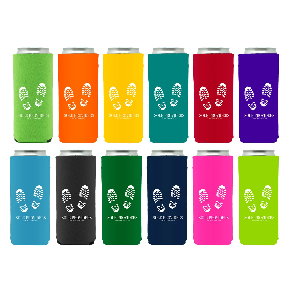 12oz. Slim Neoprene Seltzer can cooler 1