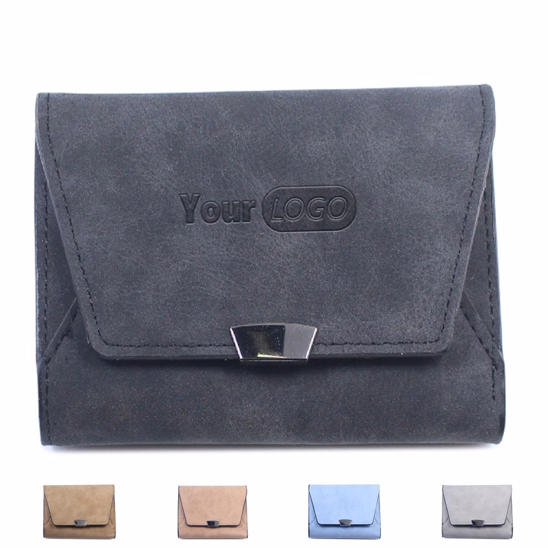 PU Cute matte multi-purpose wallet