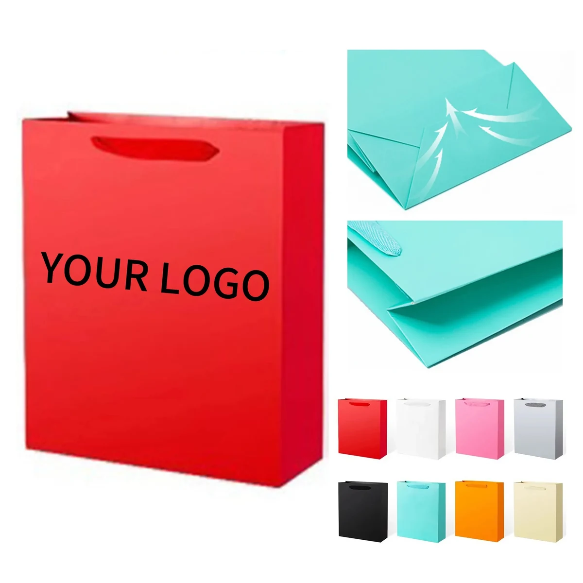 5.9 Inch Eco Paper Bag with String Handle Lightweight 1