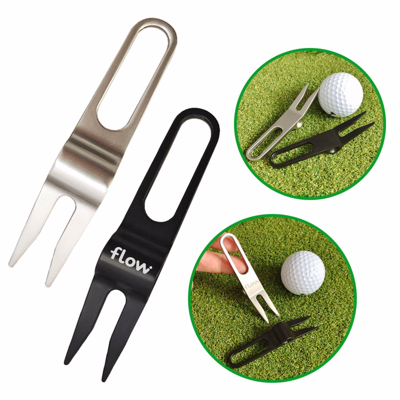 Zinc Alloy Golf Ball Fork Divot Repair Tool