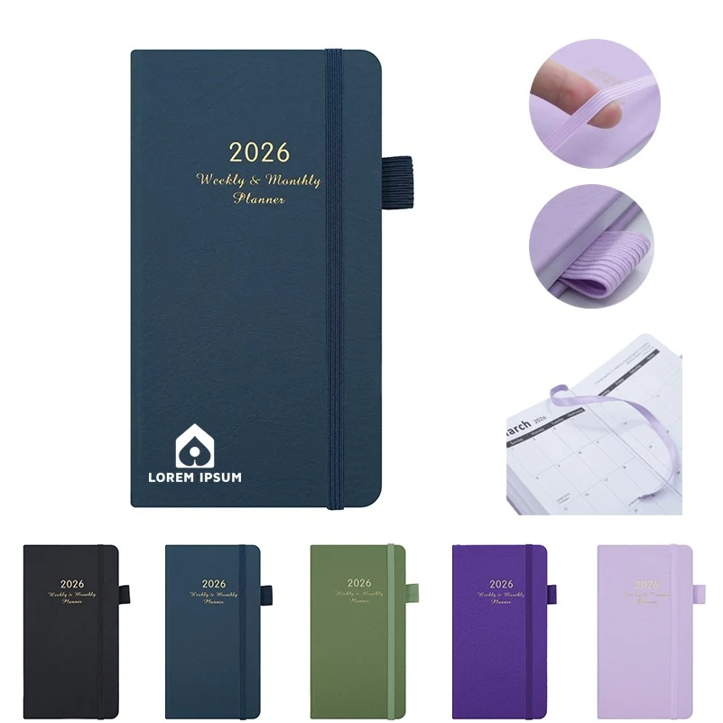 2026 PU Leather Pocket Planner Notebook 1