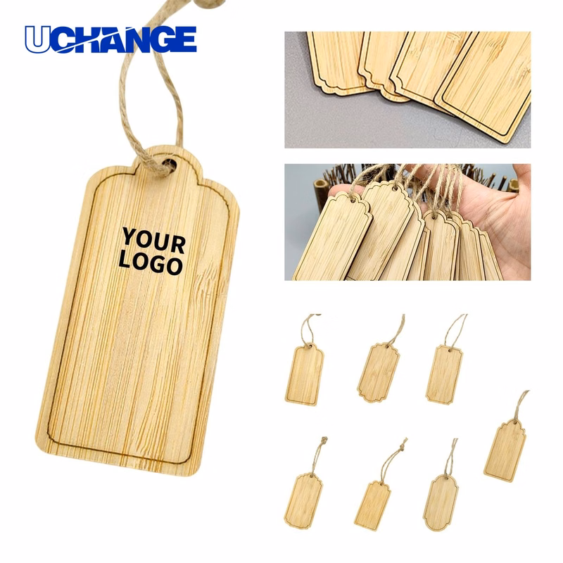 Bamboo Bookmark Tag Blank 1.4 x 2.7 Inches