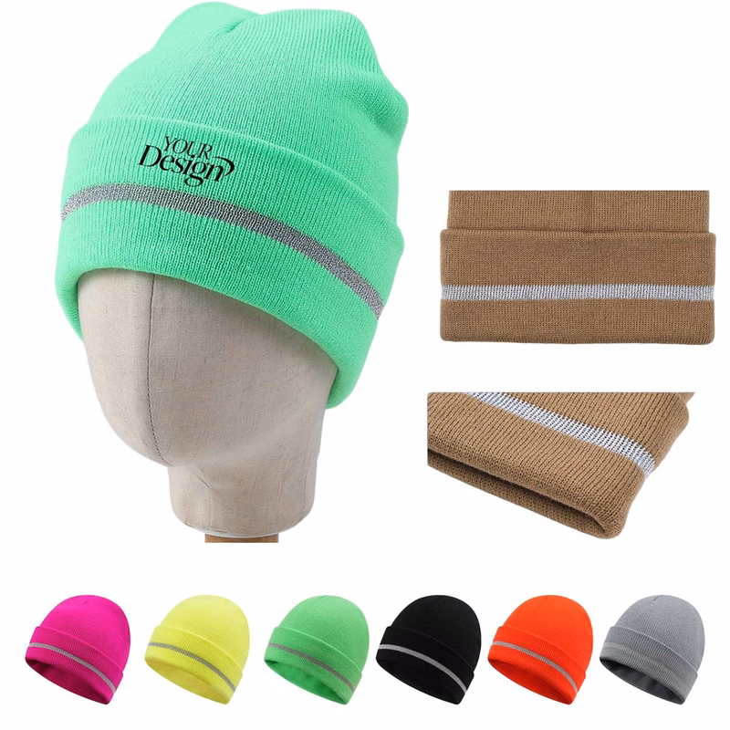 Windproof Safety-Warning Running Beanie