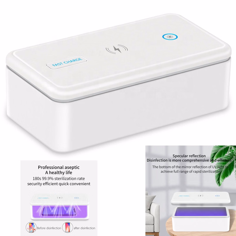 Fast UV Light Wireless Charging Sanitizer Box