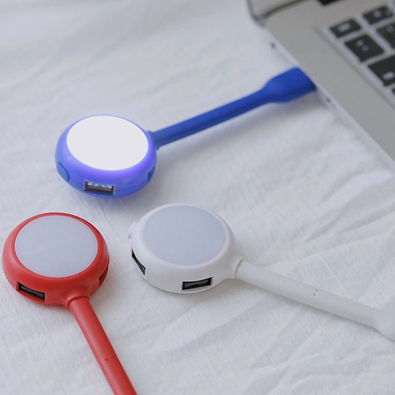 USB Hub-4 port Extender with LED Light