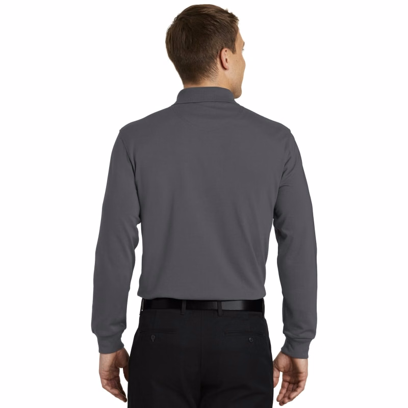 Port Authority Rapid Dry Long Sleeve Polo.
