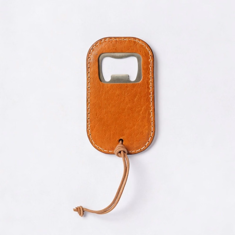 PU Leather Full-Wrapped Beer Bottle Opener