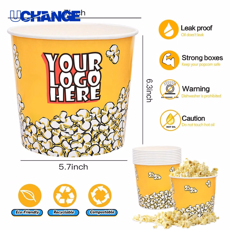 Large Capacity Popcorn Bucket Container