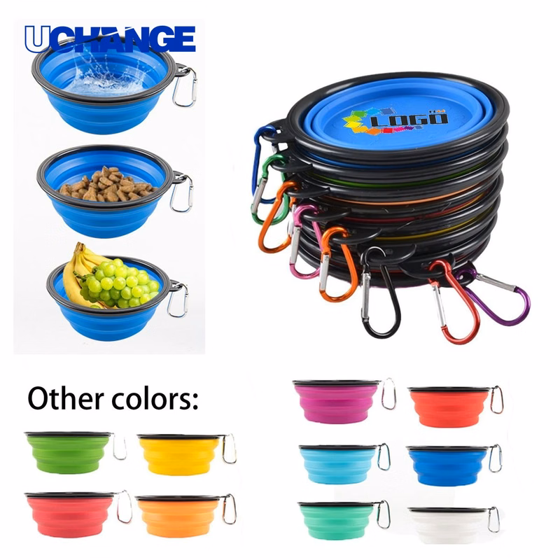 Portable Silicone Food Bowl Dish