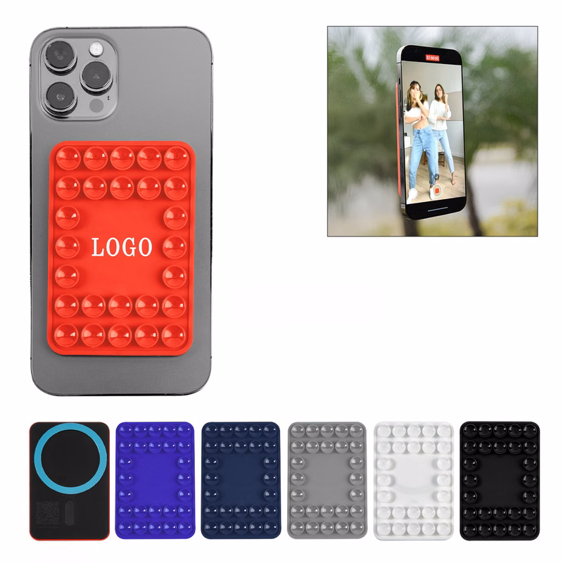 Silicone Magnetic Suction Phone Case Adhesive Mount/Holder