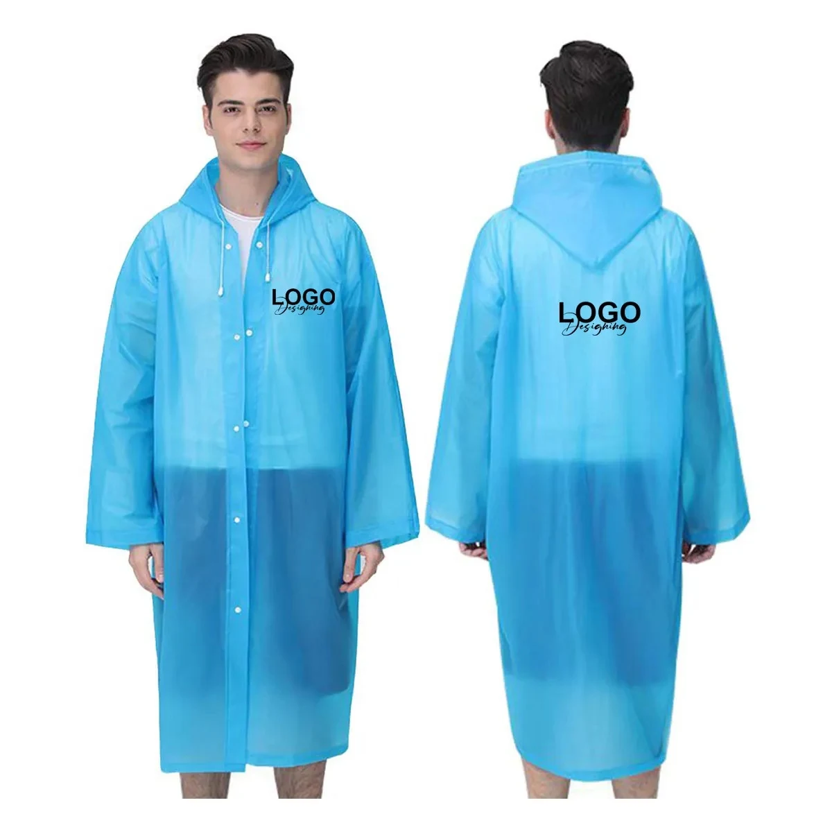 Rain Ponchos for Adults Reusable 1