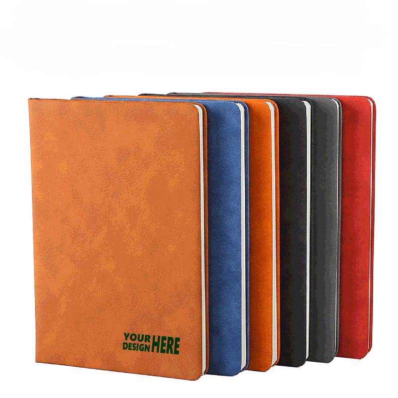 A5 Soft Leather Notebook Blank Paper