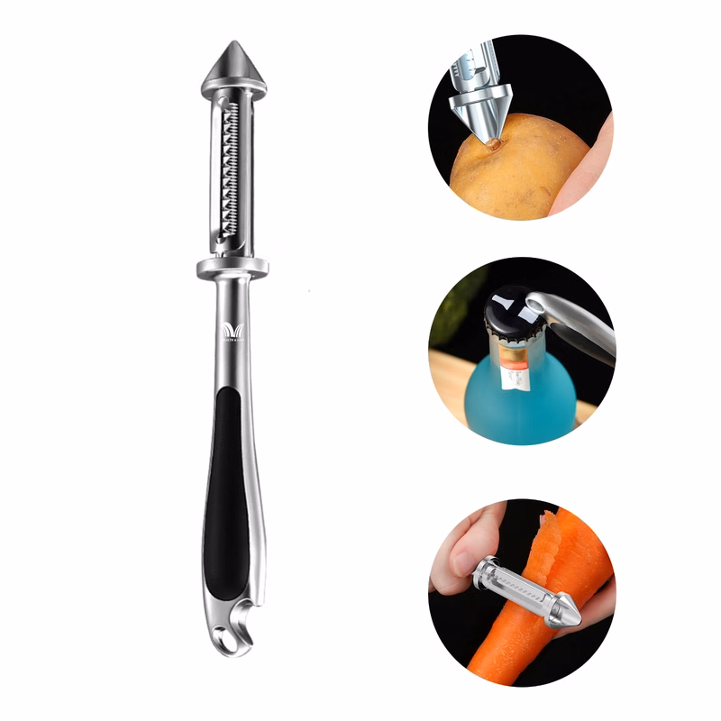 3-In-1 Multifunctional Stainless Steel Peeler