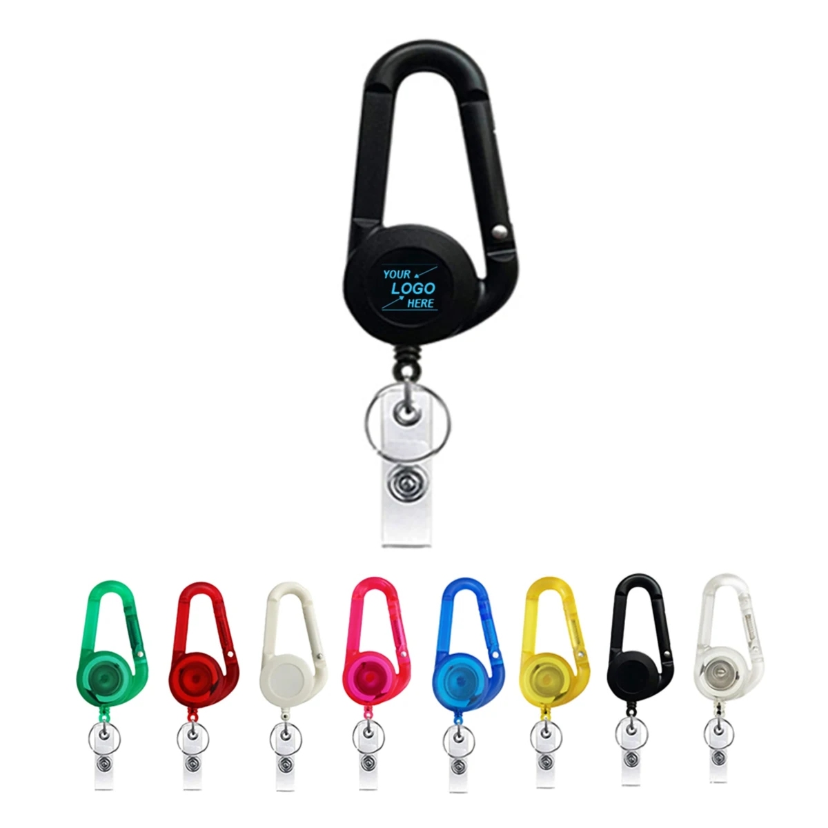 Retractable ID Badge Holder Clip 1