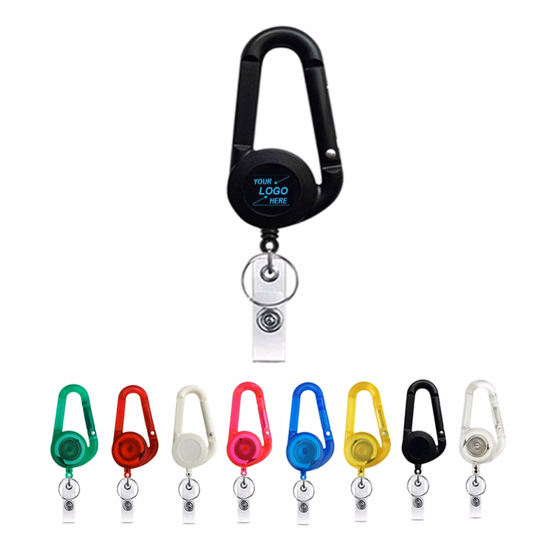 Retractable ID Badge Holder Clip