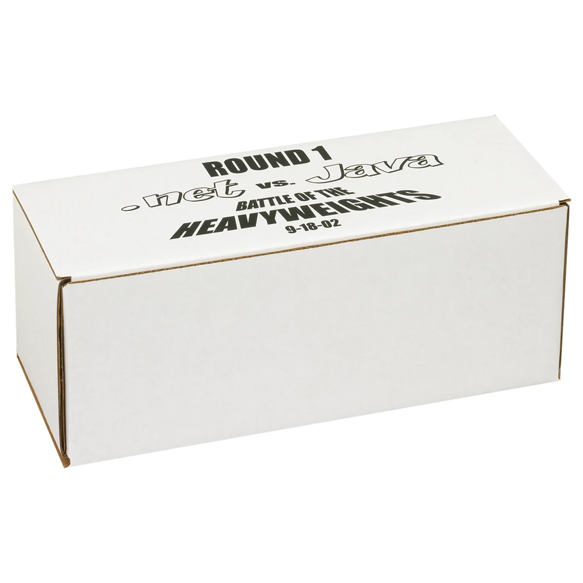 9 1/8" x 3 1/2" x 3 1/2" - B-Flute Inside Tuck Box 1