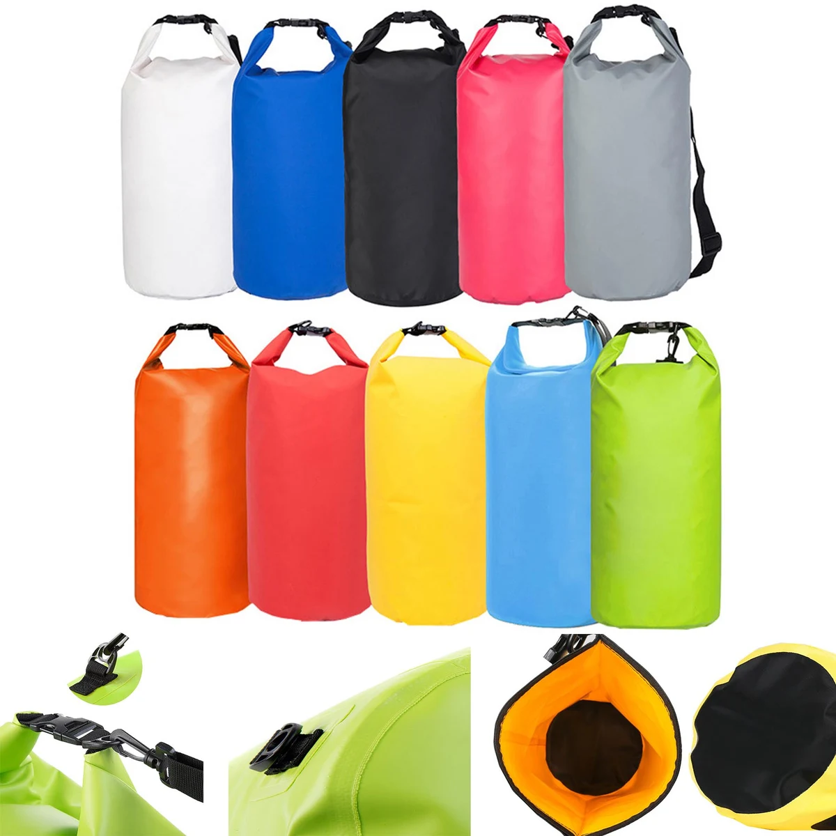 One Shoulder Folding Waterproof Bag 5L 1