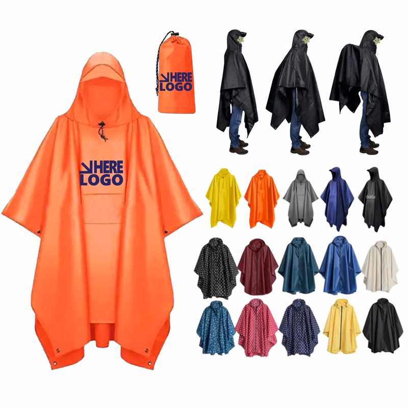Personalized Hiking Rain Cape Ground Sheet