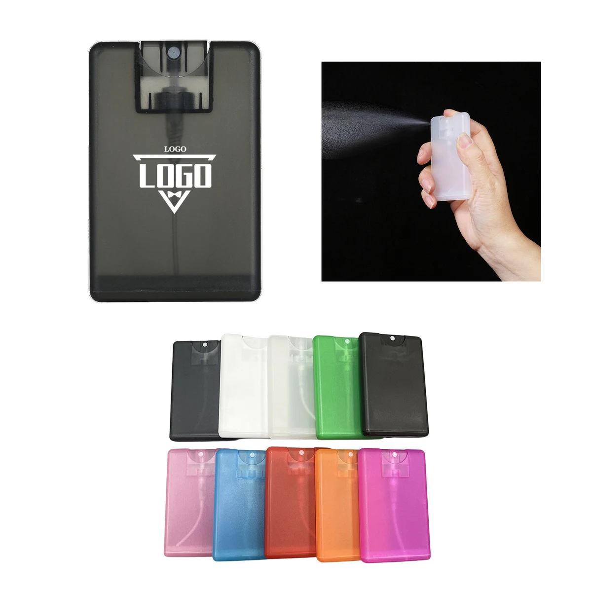 Compact Card Spray Bottle Lightweight Leak Proof Design 1