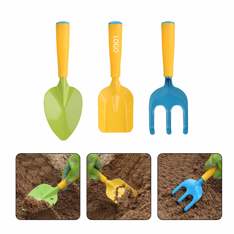 MOQ:20pcs 3pcs Kid Garden Tools Set