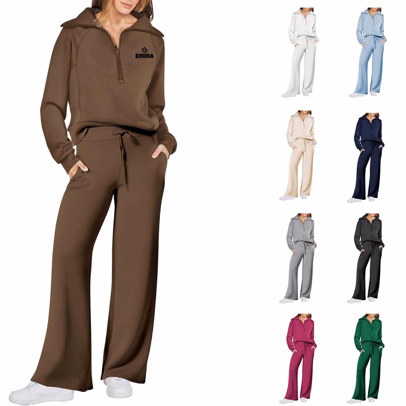 Women's Lounge Zip Sweatsuit Set