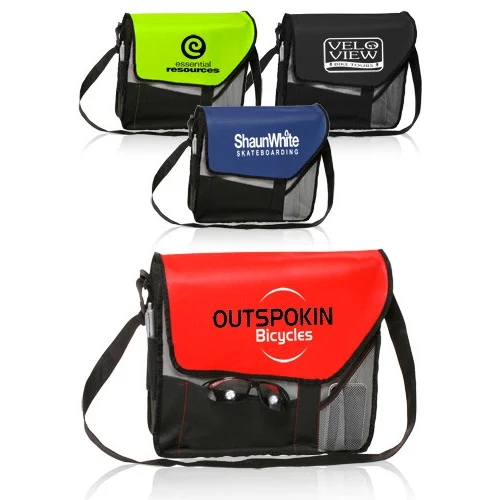 Slant Top Non-Woven Messenger Bag 1