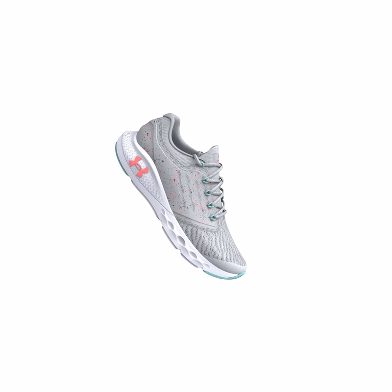 Girls' Grade School UA Charged Vantage Paint Splatter Running Shoes