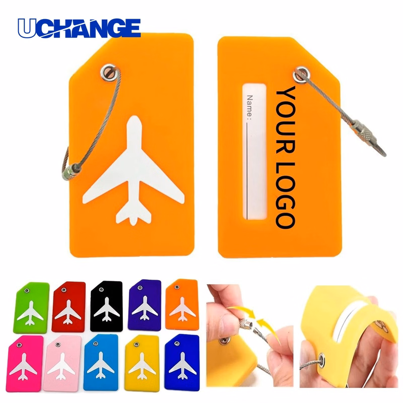Reusable Silicone Luggage Tag Accessory