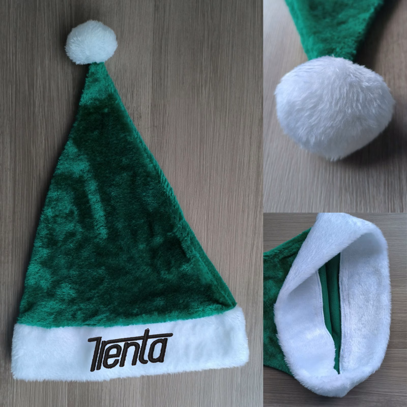 Dark Green Santa Hat
