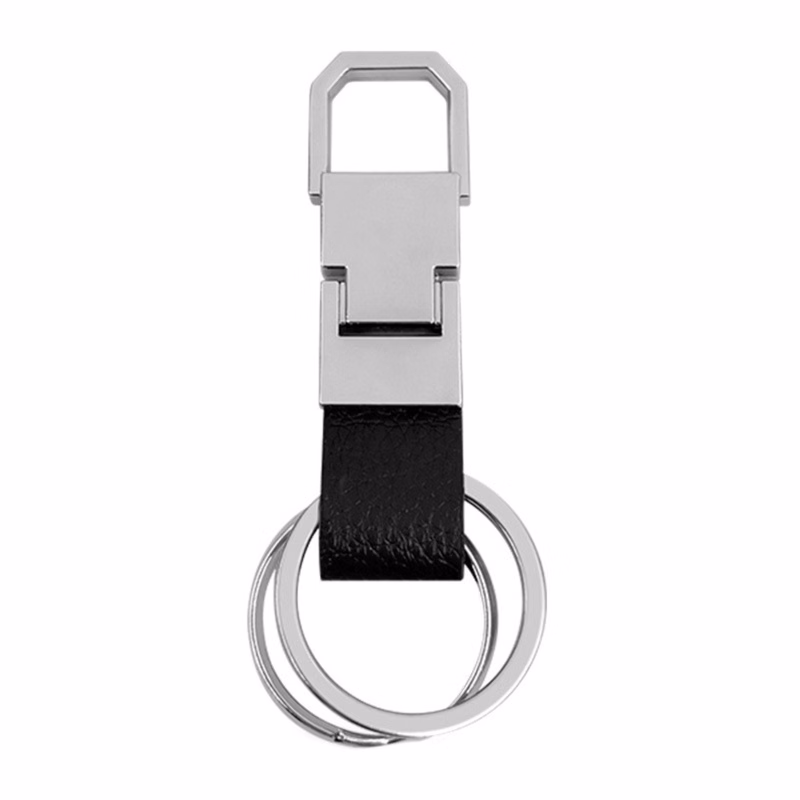 Faux Leather Keychain