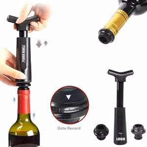 Premium Date Recording Vacuum Pump Wine Bottle Stopper