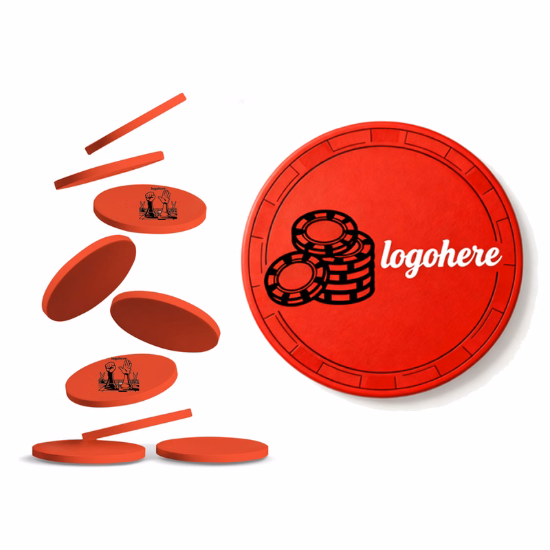 MOQ 100 Customizable Ceramic Poker Chips for Games