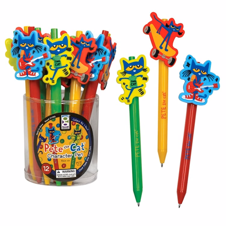 Pete the Cat Character Pens - Black Ink