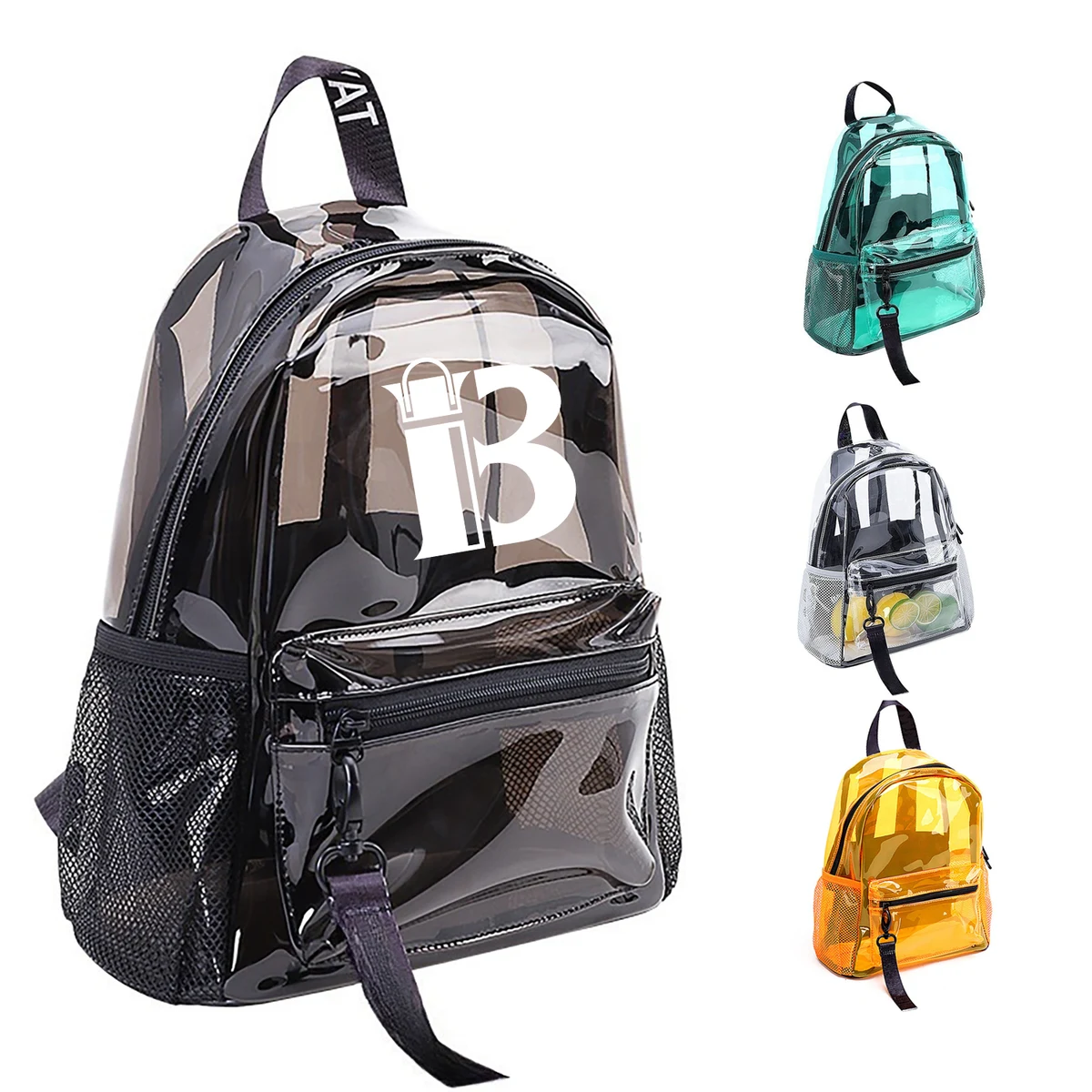Waterproof PVC Clear Women Backpack 1