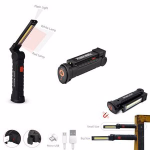 Portable Multi Functional LED Flashlight With 360 Rotation 4 Light Modes
