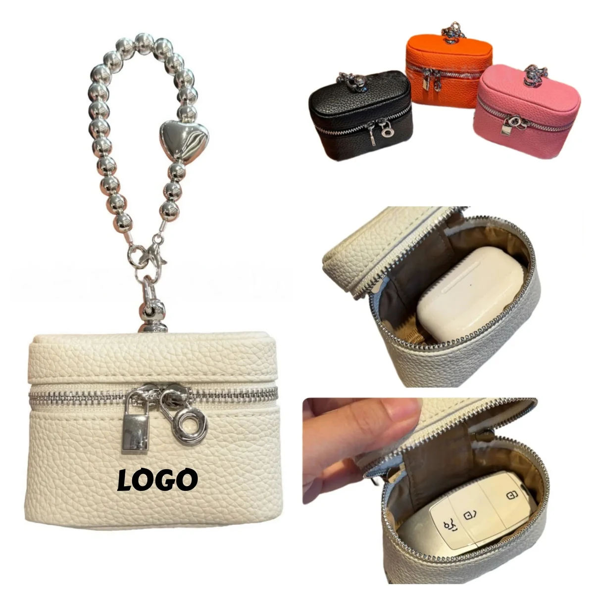 Leather Lanyard Coin Purse 1