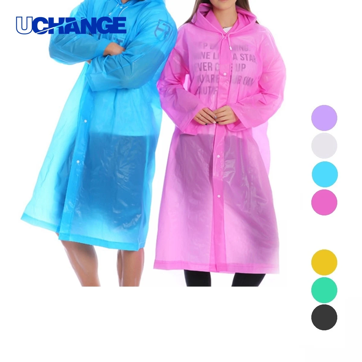 EVA Raincoat With Button for Weather 1