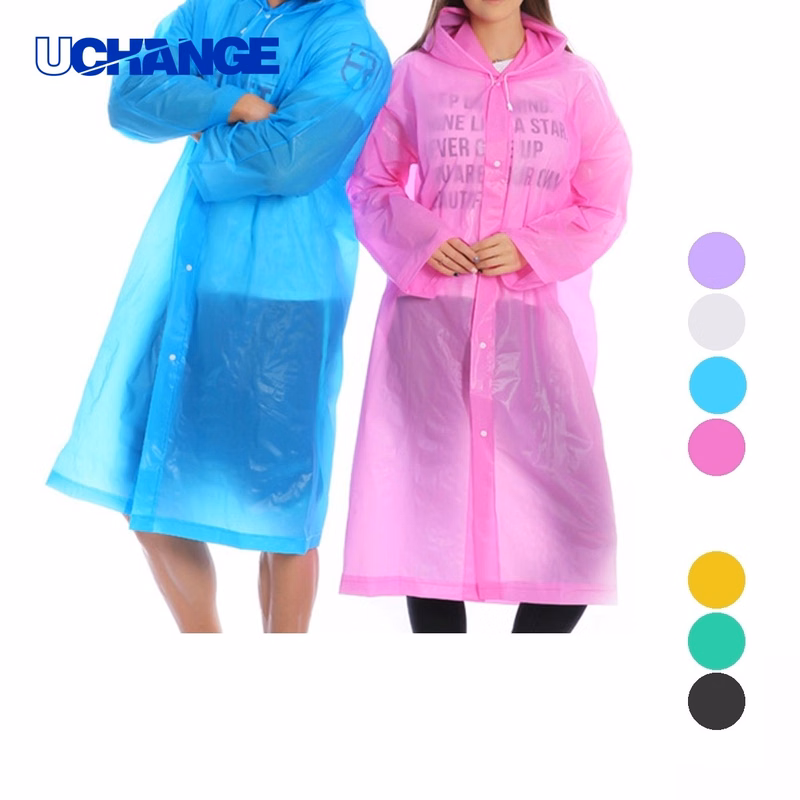 EVA Raincoat With Button for Weather