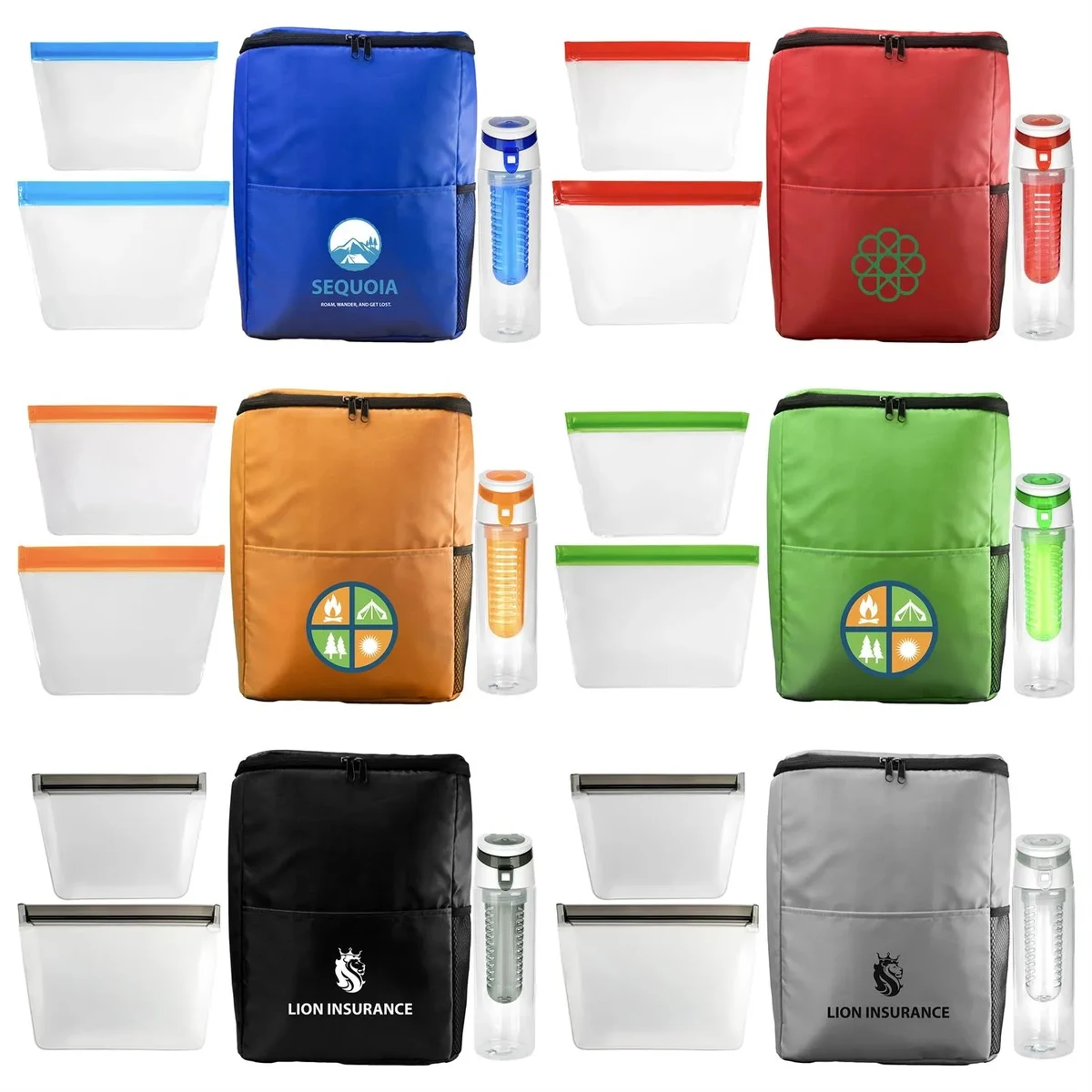 Sporty RPET Food Storage and Drink Set 1