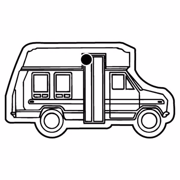 Metro Bus 4 Key Tag (Spot Color)