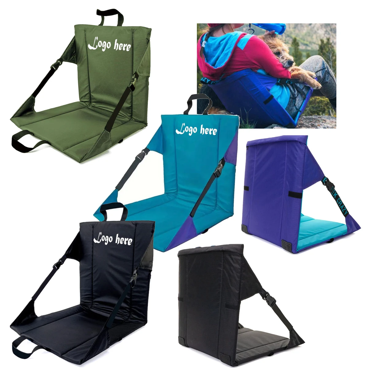 MOQ100 Portable Backrest Chair 1