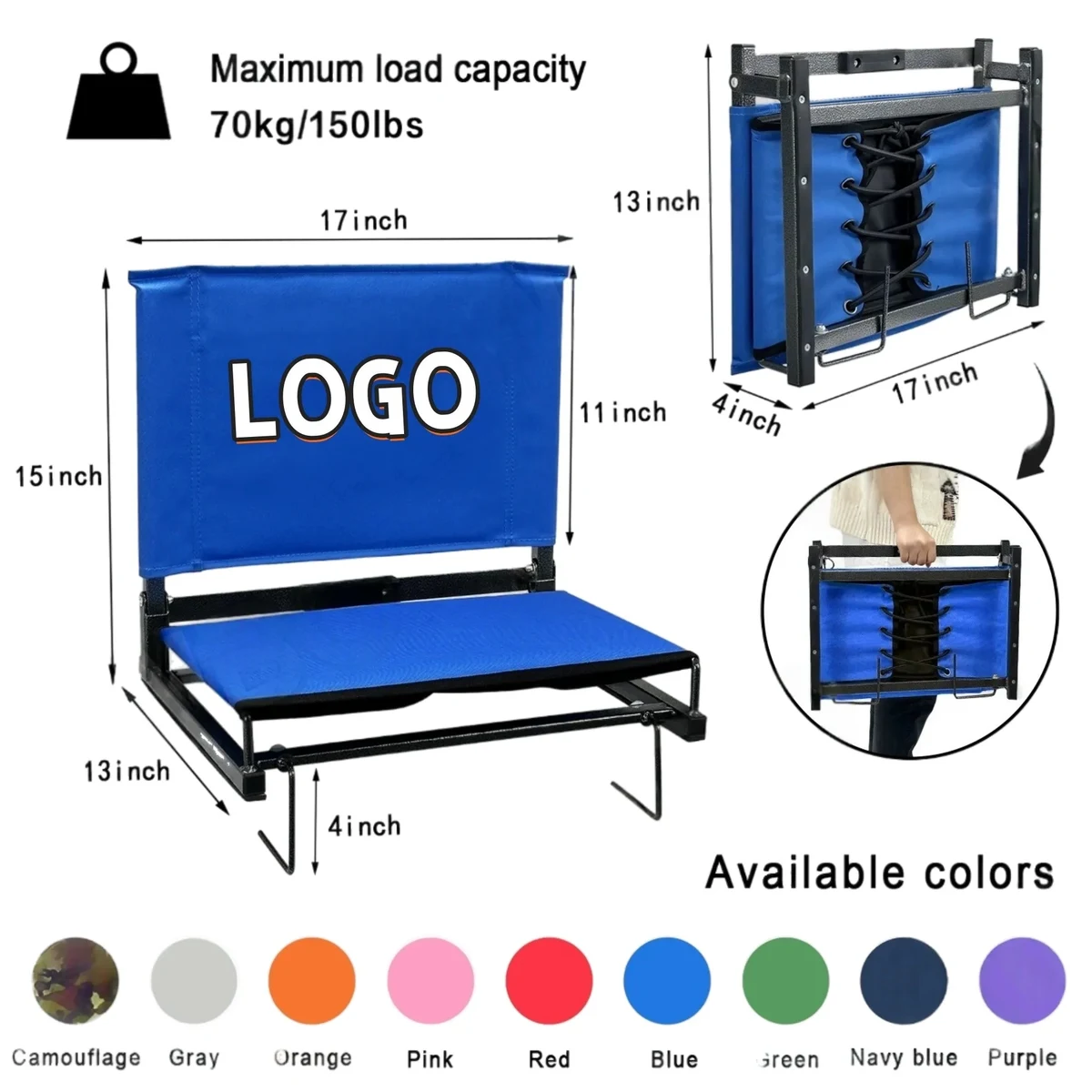 Portable Stadium Seat For Bleachers 1