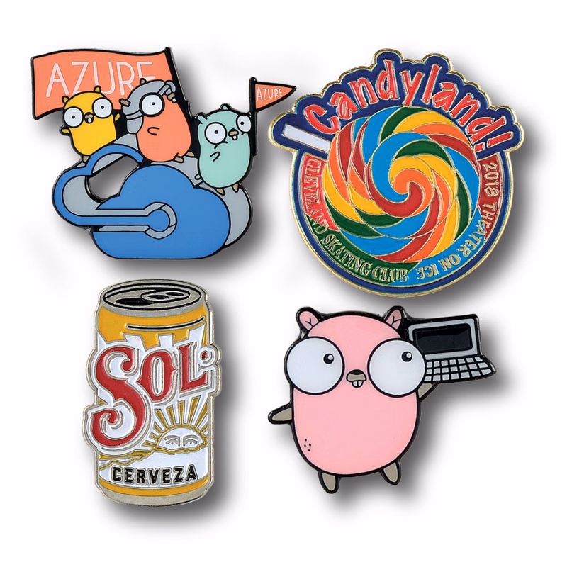 Die Struck Iron Soft Enamel Lapel Pin